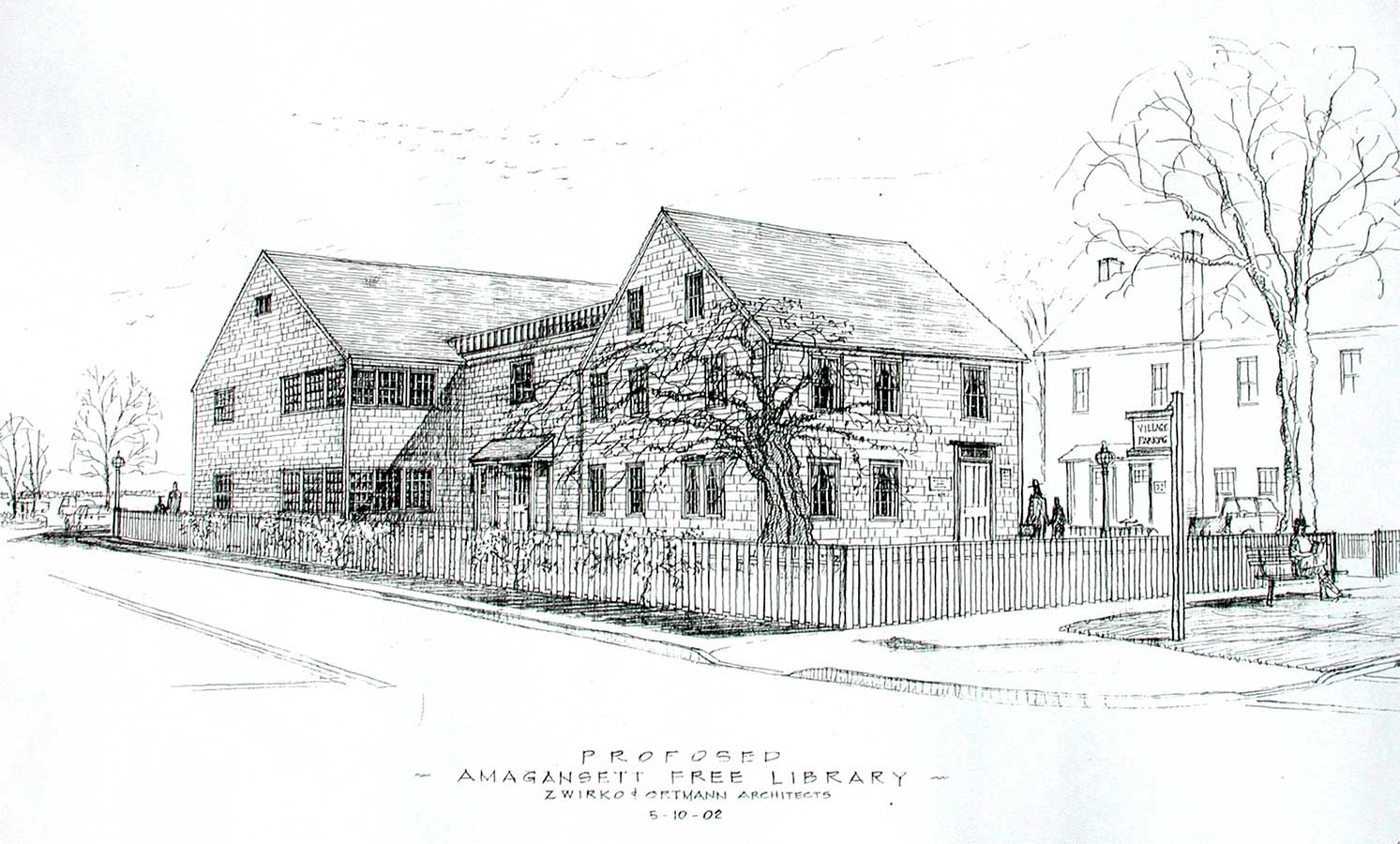 Zwirko, Ortmann & Hugo Architects - Historical Projects - Amagansett Library