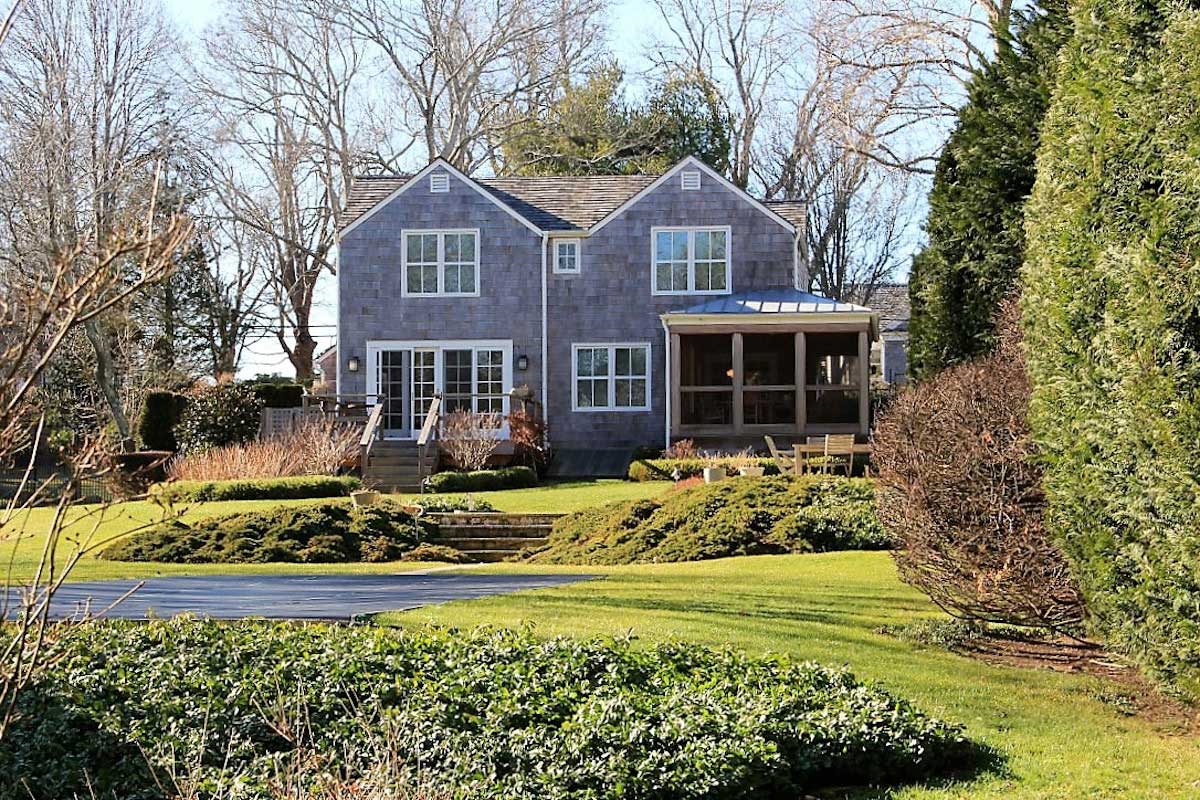 Renovation to expand shingle style cottage.